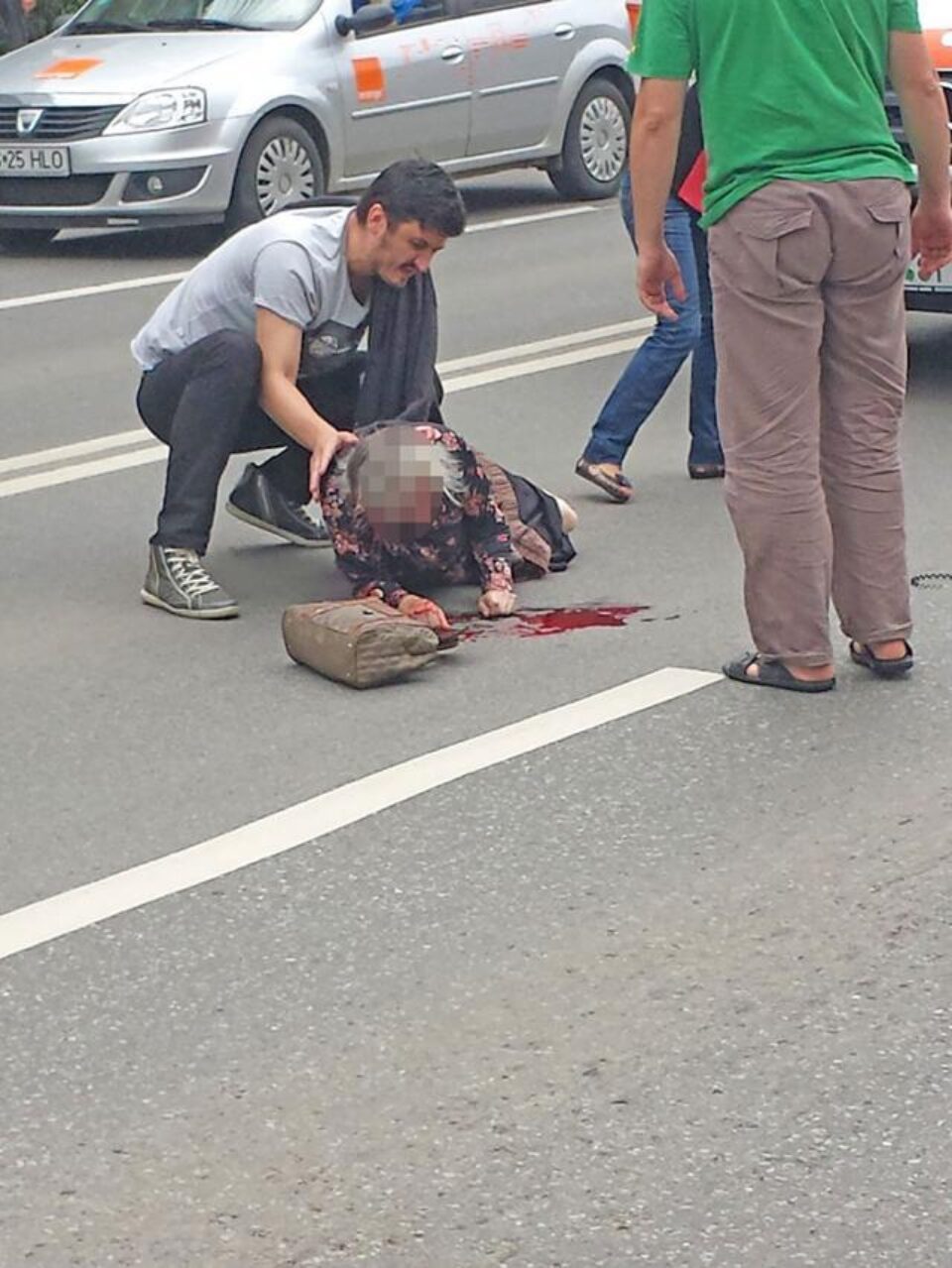 Bătrâna a suferit leziuni pentru care necesită între 25 și 30 de zile de îngrijiri medicale Foto: Alexandru Budeanu