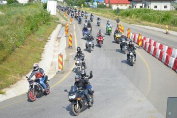 Motocicliști din toată țara au invadat șoselele din județ