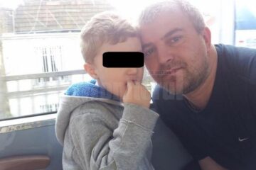 Florin Sebastian Balan, alături de fiul sau cel mare, Antoine