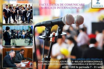COMUNICARE ȘI RELAȚII INTERNAȚIONALE - ALEGE UNIVERSITATEA « DANUBIUS »