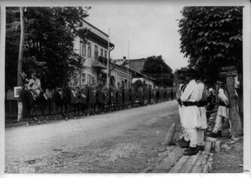 Desant călare și pe biciclete al armatei italiene în Bucovina