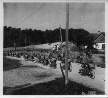 Desant călare și pe biciclete al armatei italiene în Bucovina