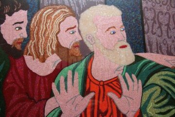 Reproducere după „Cina cea de Taină” a lui Leonardo da Vinci, cu peste un milion de mărgele