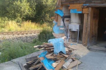 La fața locului au intervenit pompierii de la Detașamentul Vatra Dornei