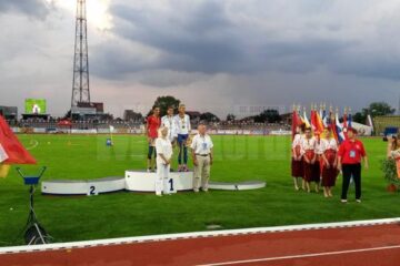 Cristina Casandra, pe podiumul de premiere de la Jocurile Balcanice