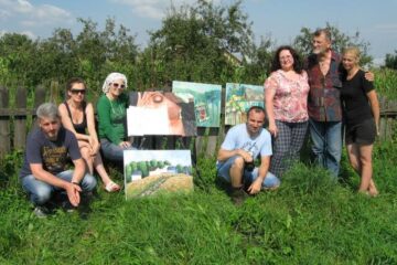 Atelier de pictură în aer liber, la Stupca