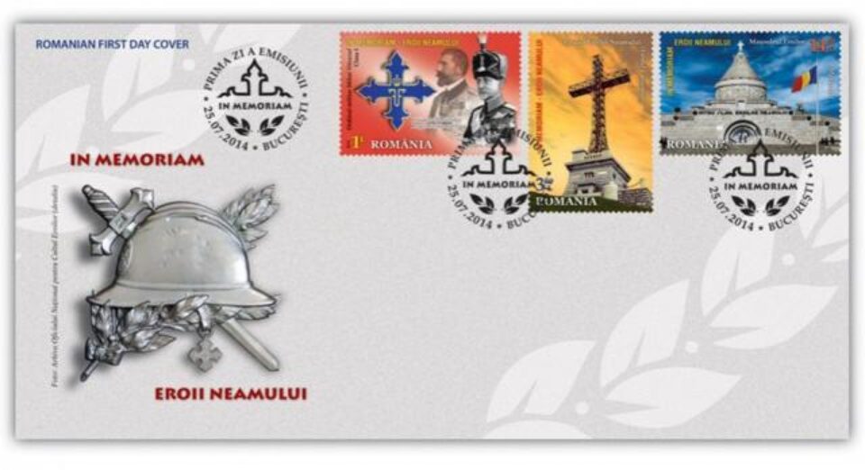 Emisiunea de mărci poștale „In Memoriam, Eroii Neamului”