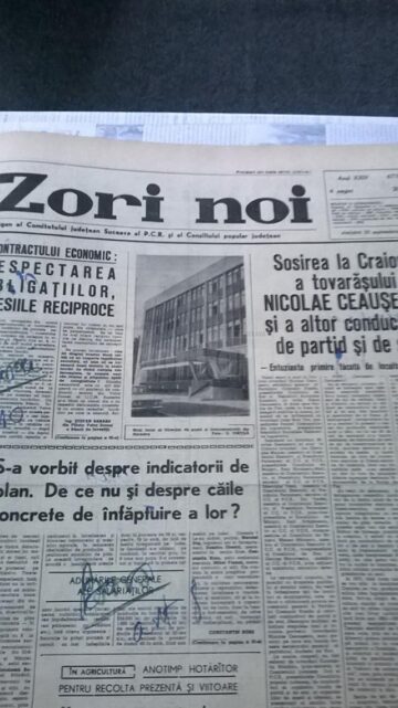 Zori Noi, iulie-septembrie 1969 stiri