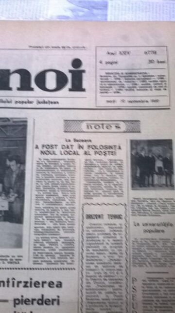 Zori Noi, iulie-septembrie 1969 stiri