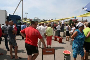 Baricada de la intrarea în Cernăuți