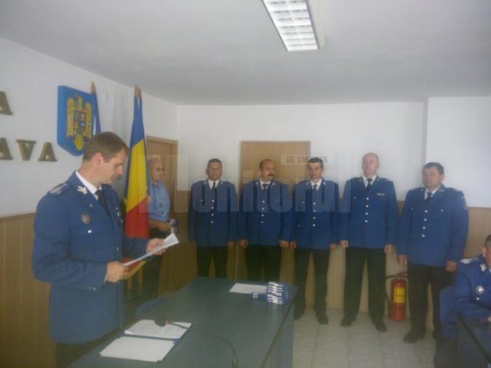 Avansări în grad în cadrul Inspectoratului de Jandarmi Județean Suceava