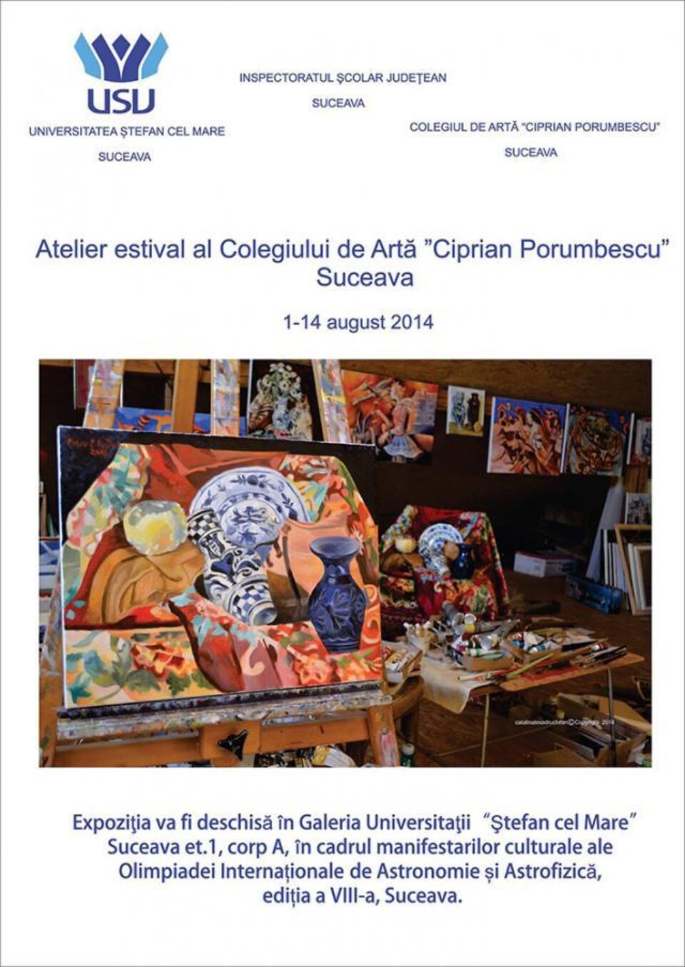 Atelier estival al Colegiului de Artă „Ciprian Porumbescu” Suceava