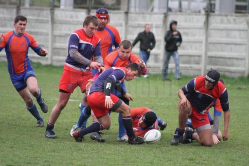 Înfrângere drastică pentru rugbiștii suceveni