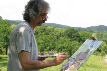 Obiectivul cel mai provocator pentru atelierul de weekend a fost Biserica romano-catolică din Cacica