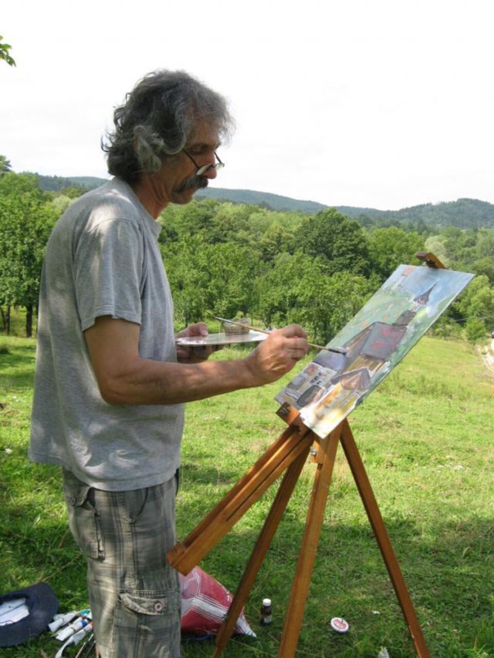 Obiectivul cel mai provocator pentru atelierul de weekend a fost Biserica romano-catolică din Cacica