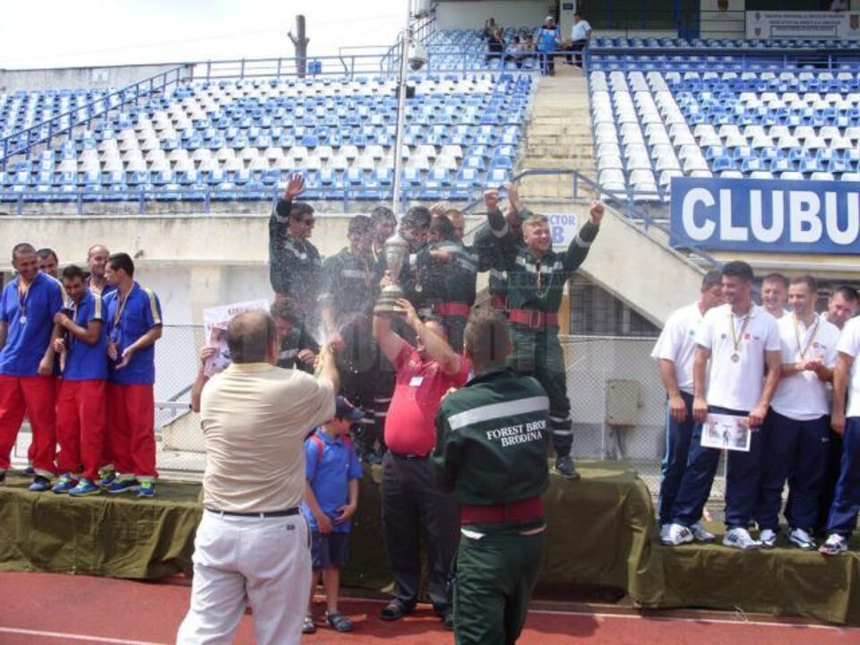 Pompierii Serviciului Privat pentru Situații de Urgență „Forestbrod” al SC Forestbrod SA Brodina, campioni naționali