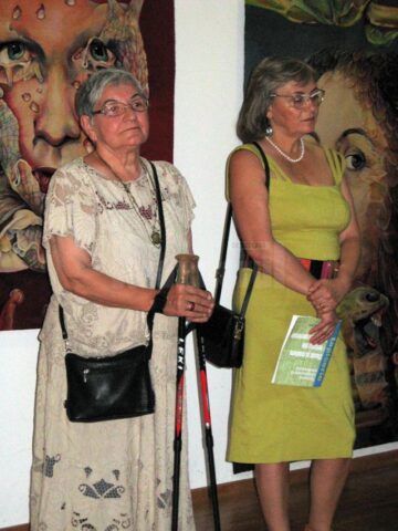 Artistele tapisere Cela Neamțu și Gabriela Cristu