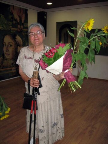 Artista tapiseră Cela Neamțu