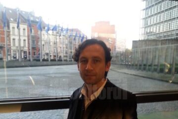 Profesorul Romeo Bolohan, de la Liceul Tehnologic "Mihai Eminescu" Dumbrăveni