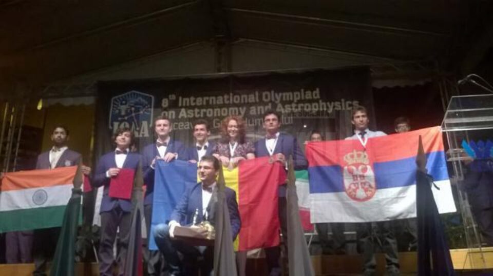 Echipa României a obținut cele mai multe medalii de aur la Olimpiada Internațională de Astronomie și Astrofizică desfășurată la Suceava în perioada 1-11 august a.c.