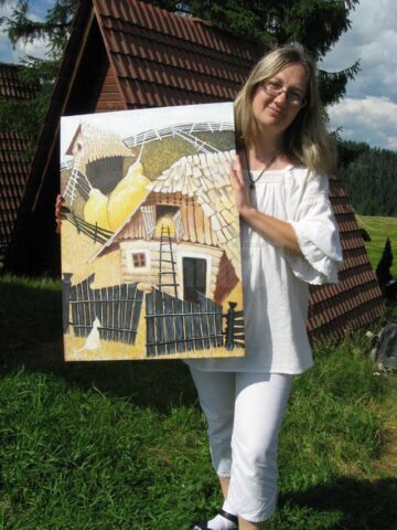 Artista plastică Oana Ruxandra Hrișcă