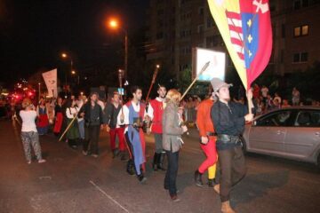 Parada cu făclii a Festivalului de Artă Medievală „Ștefan cel Mare”