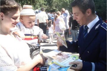 Peste 2500 de materiale preventive au fost împărțite în locațiile în care s-a adunat un public numeros