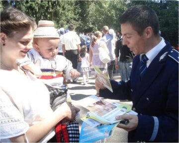 Peste 2500 de materiale preventive au fost împărțite în locațiile în care s-a adunat un public numeros