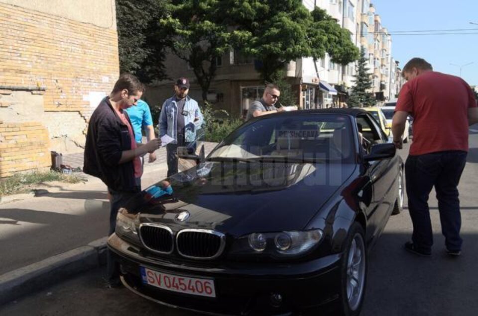BMW-ul furat din Elveția