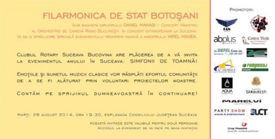 Simfonii de toamnă - Editia a III-a