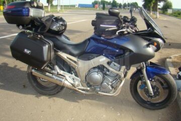 Motocicleta furată din Italia