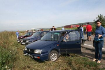 Patru mașini implicate într-un accident în lanț la intrarea în municipiul Suceava