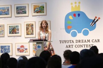 Iasmina la festivitatea de premiere ce a avut loc ieri, la Tokio