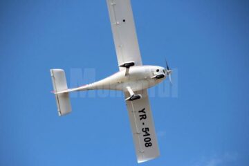 Show aviatic incendiar, la Suceava