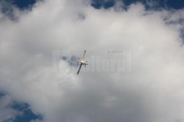 Show aviatic incendiar, la Suceava