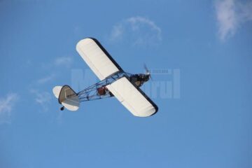 Show aviatic incendiar, la Suceava