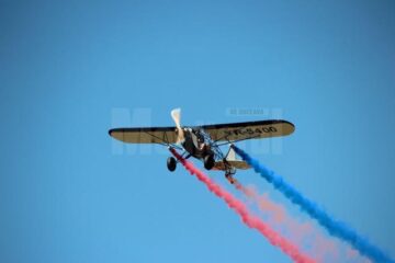 Show aviatic incendiar, la Suceava
