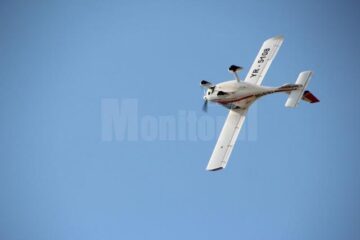 Show aviatic incendiar, la Suceava