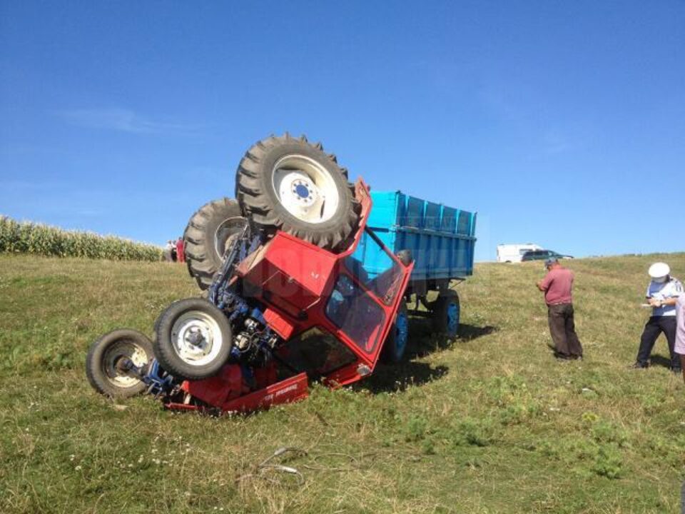 Accidentul s-a petrecut luni după-amiază la Bosanci
