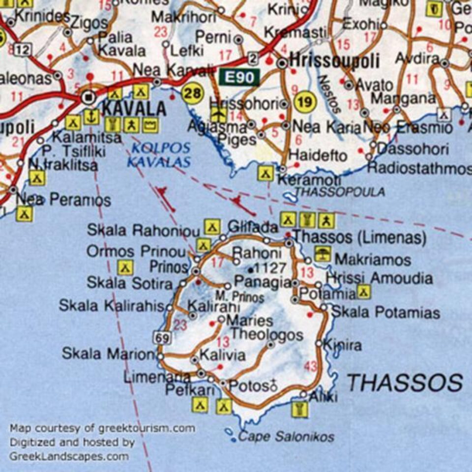 Sucevenii au rămas blocați în localitatea Limenaria, pe insula grecească Thassos
