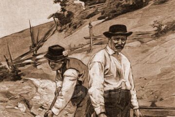 C70: Nemți din Iacobeni – desen de Julius Zalaty Zuber (1867-1918)