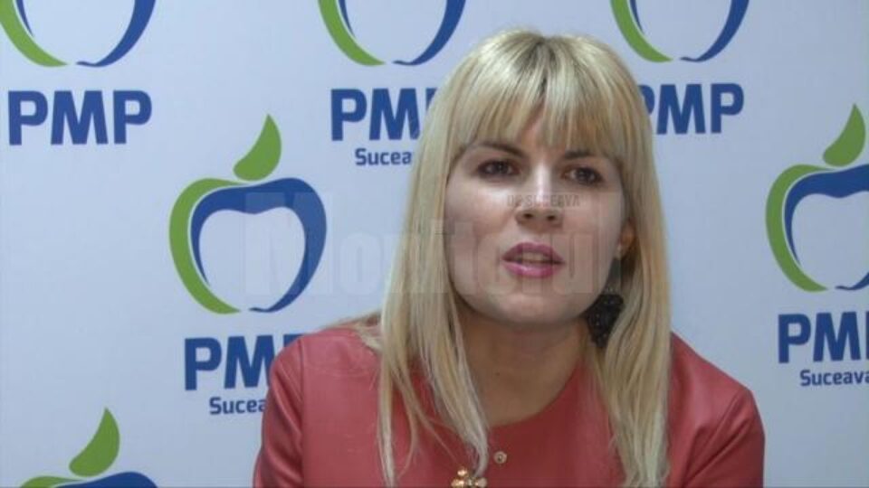 Elena Udrea, candidatul Partidului Mișcarea Populară pentru funcția de președinte al României, se va afla astăzi la Suceava Elena Udrea, candidatul Partidului Mișcarea Populară pentru funcția de președinte al României, se va afla astăzi la Suceava