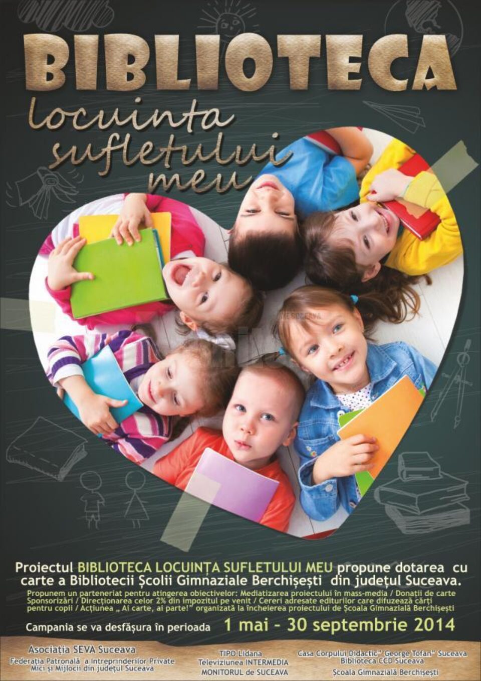 Acțiuni de donare de carte la Școala Berchișești