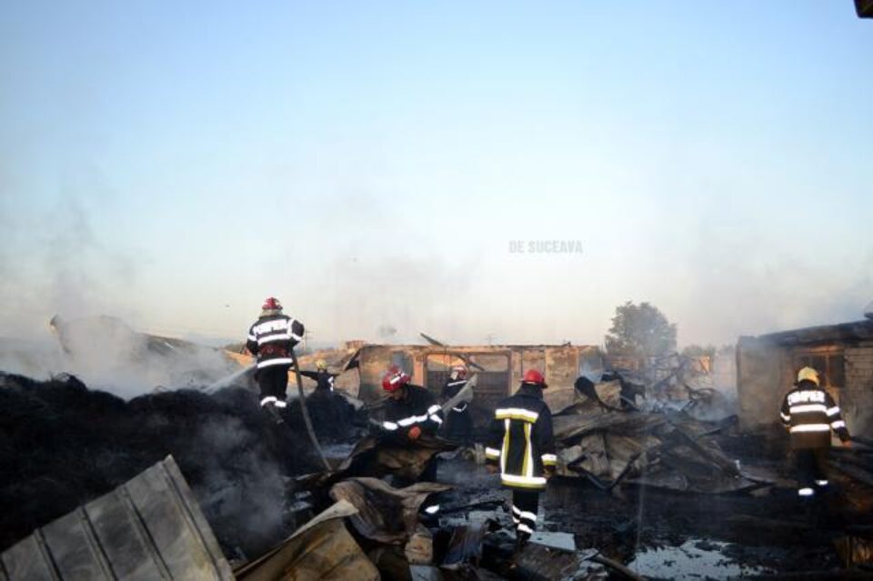 Incendiul a lăsat în urmă un adevărat dezastru