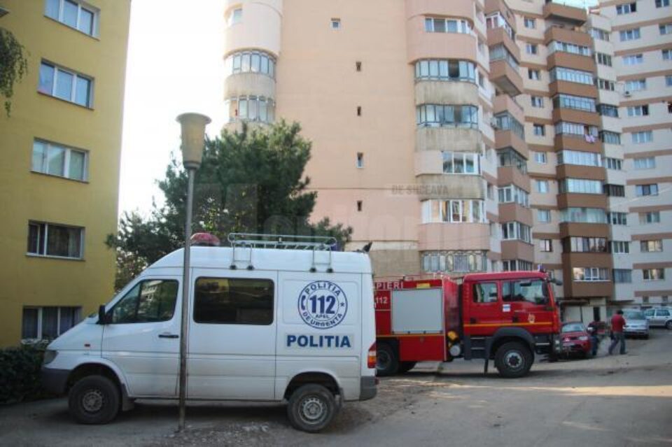 Blocul în care a fost găsită femeia moartă