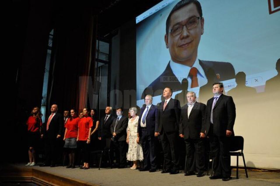 PSD Suceava a votat în unanimitate pentru candidatura lui Victor Ponta la președinția României