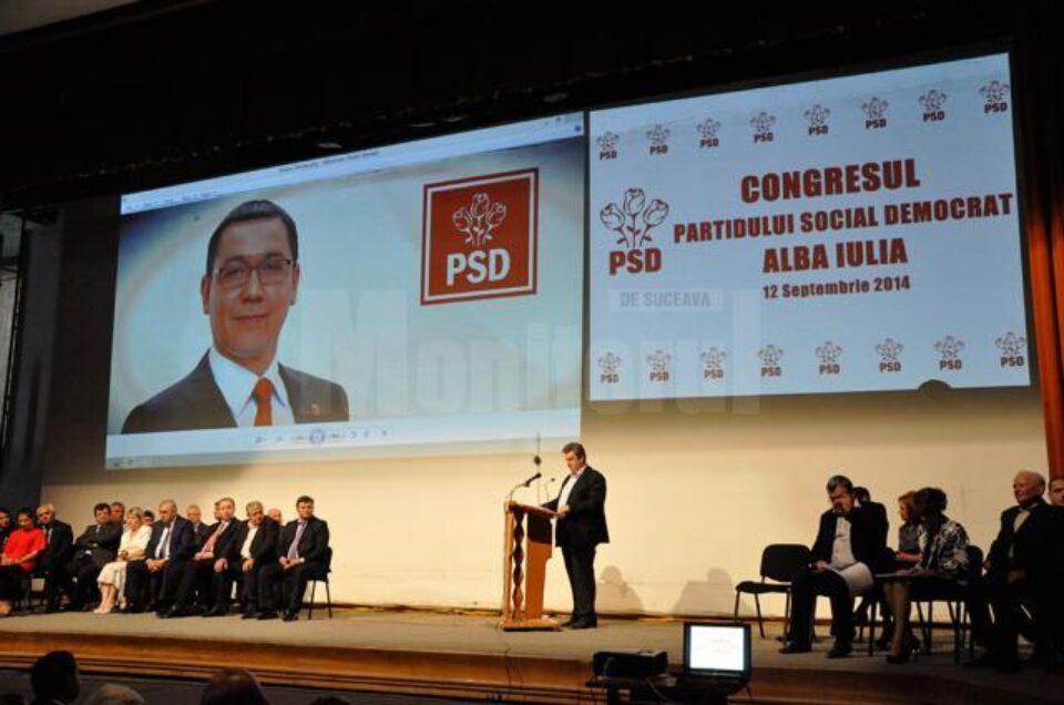 Conferința Județeană a PSD Suceava a validat candidatura liderului partidului pentru alegerile prezidențiale