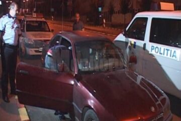 Una dintre mașinile suspecte