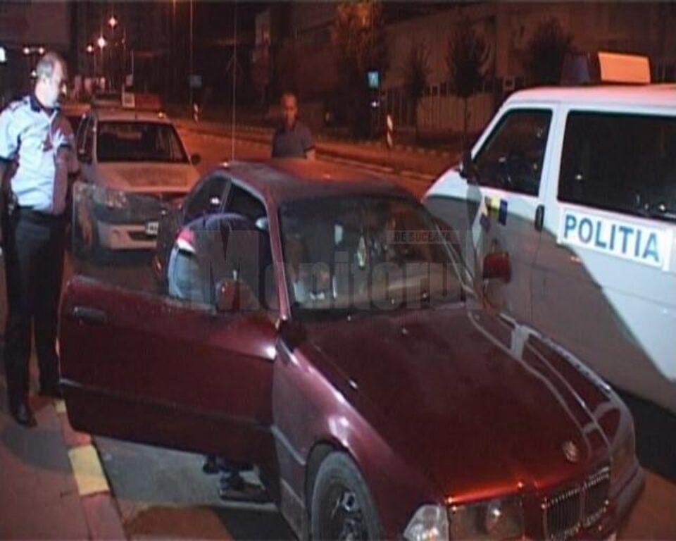 Una dintre mașinile suspecte