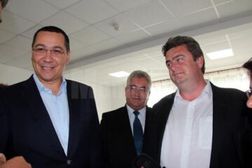 Victor Ponta a fost prezent la inaugurarea unei grădinițe noi din Dumbrăveni